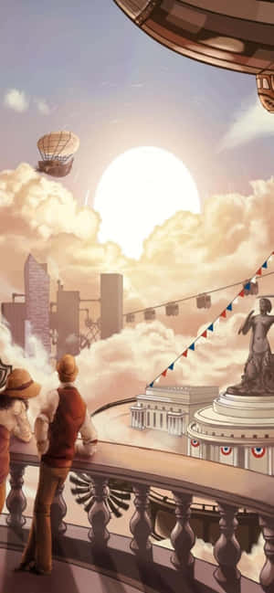 Fondo de Iphone Xs Max de Bioshock Infinite — Nothing Phone (3a) Fondos de pantalla