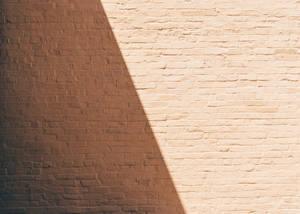Pared de ladrillos marrón oscuro — Estética marrón claro Fondos de pantalla