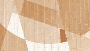 Pared de ladrillos con estética crema