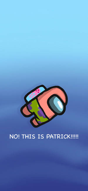 Patrick Star Crossover Among Us 4k — iPhone 16 Plus Fondos de pantalla