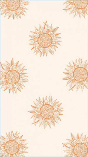 Flor estampada nude estilo boho aesthetic
