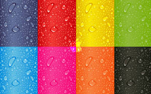 Patrón Colorido con Gotas para Escritorio Lindo — Lindo escritorio Fondos de pantalla