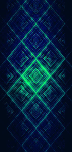 Fondo de pantalla Patrón de Diamantes Verde Oneplus