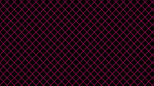 Patrón de enrejado estético en negro y rosa — Patrón genial Fondos de pantalla