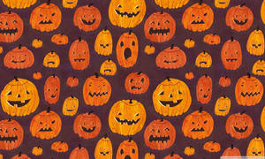Patrón Vintage de Linternas de Halloween