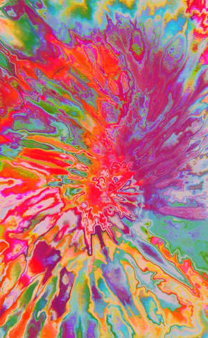 Patrones abstractos de estética psicodélica