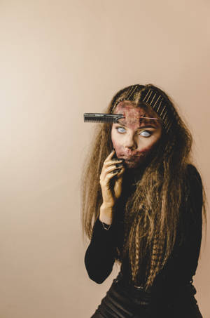 Peluquera de Halloween Aterradora — Halloween de miedo Fondos de pantalla