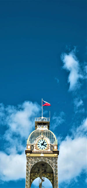 Fondo de pantalla de pequeña torre del reloj en República Checa — iPhone 14 Pro Max Fondos de pantalla