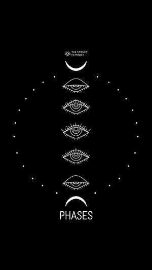 Símbolo de ojo estético espiritual boho — Estética Espiritual Fondos de pantalla
