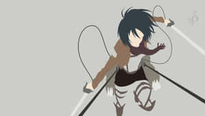 Perfil de Mikasa en contorno