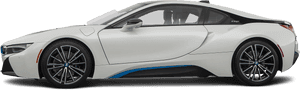 Perfil lateral del BMW i8