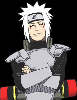 Personaje de anime Jiraiya de Naruto