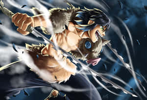 Personaje de Bestia Salvaje: Foto de Perfil de Inosuke Sonriente — Demonio genial cazador Fondos de pantalla