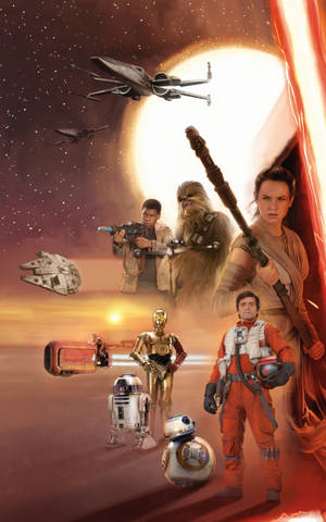 Personajes de Star Wars Tablet — Galaxy Tab S11 Fondos de pantalla