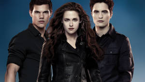 Fondo de pantalla de personajes famosos de la saga Crepúsculo
