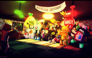 Fondo de pantalla de alta calidad de personajes del juego en línea Roblox.