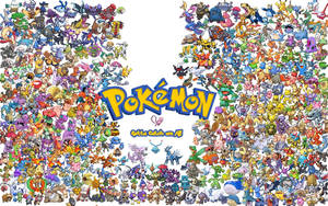 Fondo de escritorio de adorables personajes Pokémon para mar, tierra, fuego y aire.