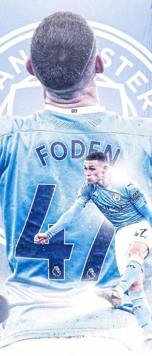 Phil Foden Jersey Número 4 — Galaxy Z Flip Fondos de pantalla
