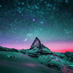 Fondo de pantalla pico de montaña invierno iPad — iPhone Se Fondos de pantalla