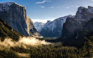 Montañas Yosemite fondo de pantalla Macbook