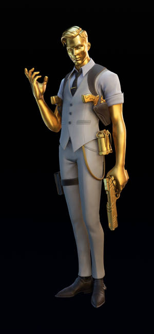Fondo de pantalla Piel Dorada Midas Fortnite — iPhone 16 Fondos de pantalla