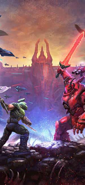 Doom Eternal iPhone — Galaxia A37 Fondos de pantalla