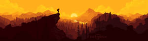 Fondo de pantalla dual de Firewatch. — 32:9 Fondos de pantalla