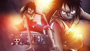 Pirata Anime Luffy con Fuego