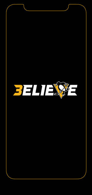 Fondo de pantalla Pittsburgh Penguins believe logo — iPhone 14 Plus Fondos de pantalla