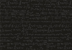 Fondo de pantalla de Pizarrón de Matemáticas en Blanco y Negro