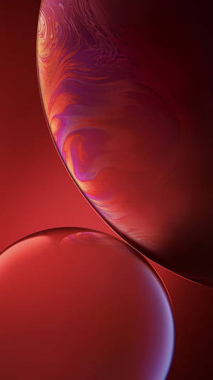 Fondo de pantalla Planeta Rojo para iPhone Xs