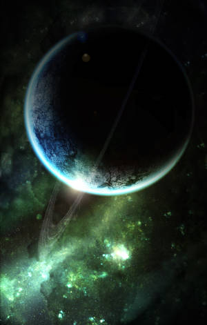 Fondo de pantalla del Planeta Saturno en el Espacio Exterior — Galaxy Tab S10 Ultra Fondos de pantalla