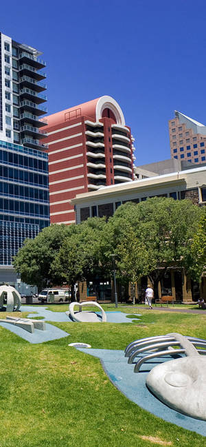 Fondo de pantalla de la plaza Hindmarsh de Adelaida — iPhone 17 Pro Max Fondos de pantalla