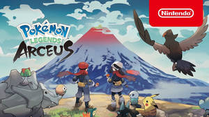 Fondo de pantalla de Pokemon Leyendas Arceus Nintendo — Pokemon leyendas arceus Fondos de pantalla