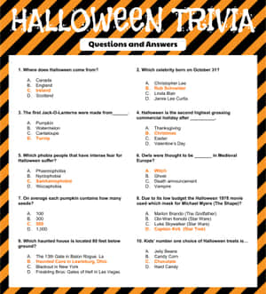 Pon a Prueba tus Conocimientos de Trivia de Halloween — Galaxy Z Fold8 Ultra Fondos de pantalla