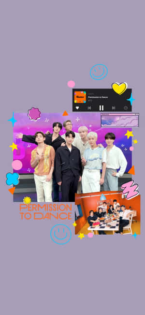 BTS Permission To Dance — iPhone Xs Fondos de pantalla