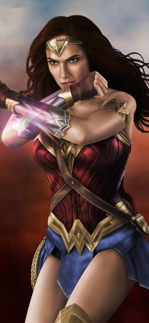 Fondo de pantalla de la pose clásica de Wonder Woman 1984 — iPhone 17 Pro Max Fondos de pantalla