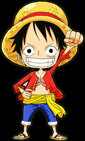 Descarga Chibi Luffy - Luffy One Piece Chibi, HD PNG