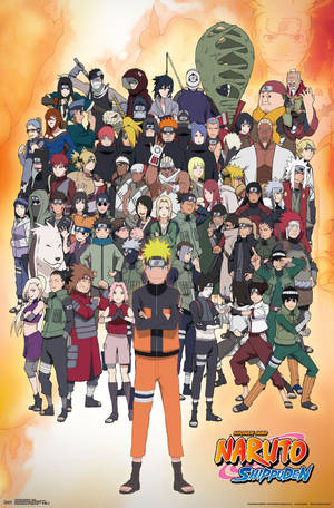 Póster Ardiente de Todos los Personajes de Naruto Shippuden — Naruto shippuden GIF Fondos de pantalla