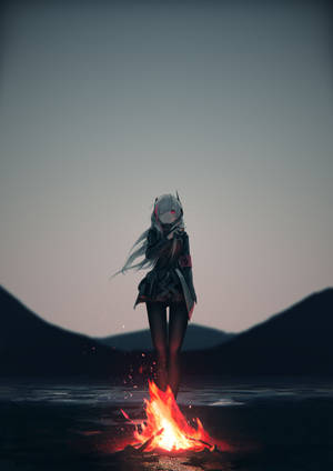 Fondo de pantalla del póster del anime Girls Frontline — Chica anime linda Fondos de pantalla