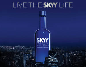 Póster de Skyy Vodka Vive la Vida Skyy — Azul oscuro Fondos de pantalla