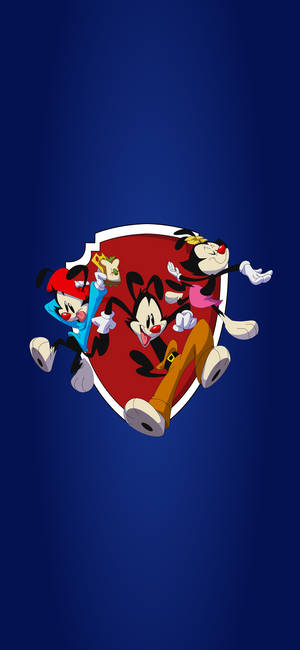 Fondo de pantalla del póster increíble de introducción de Animaniacs — iPhone 17 Fondos de pantalla
