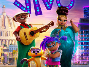Fondo de pantalla del póster oficial de la película Vivo. — Vivo Fondos de pantalla