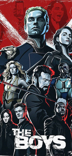 Póster Vectorial The Boys — iPhone 17 Pro Max Fondos de pantalla