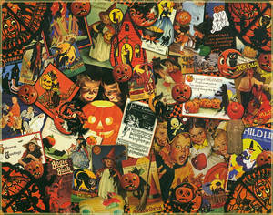 Póster vintage de Halloween