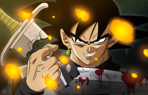 Postura de Batalla Intensa de Goku Black — Goku Black Fondos de pantalla