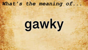 Gawky [fondo de pantalla] — Estética café Fondos de pantalla