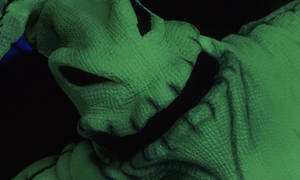 Primer plano de Oogie de The Nightmare Before Christmas