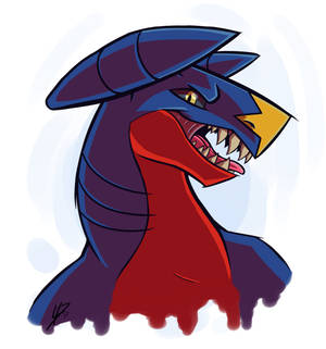 Fondo de pantalla de primer plano de Garchomp fanart — Oppo Find N5 Fondos de pantalla