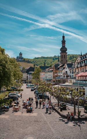 Fondo de pantalla de pueblo tranquilo en Alemania — Galaxy Tab S10+ Fondos de pantalla